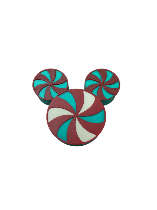 Christmas Mouse Ears 3D Topper
