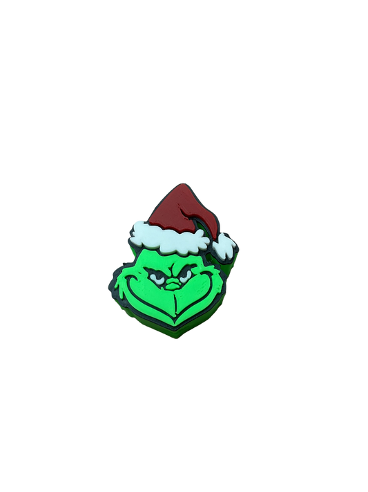 Grinch 3D Straw Topper