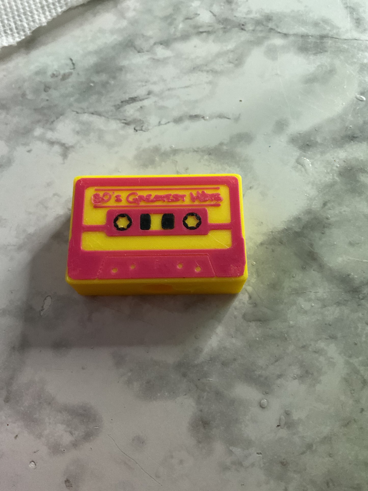 Cassette 3D Straw Topper