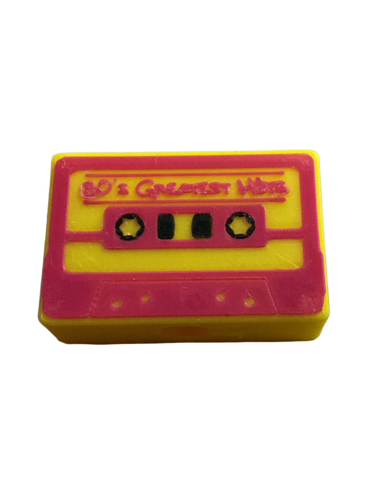 Cassette 3D Straw Topper