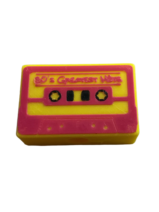 Cassette 3D Straw Topper
