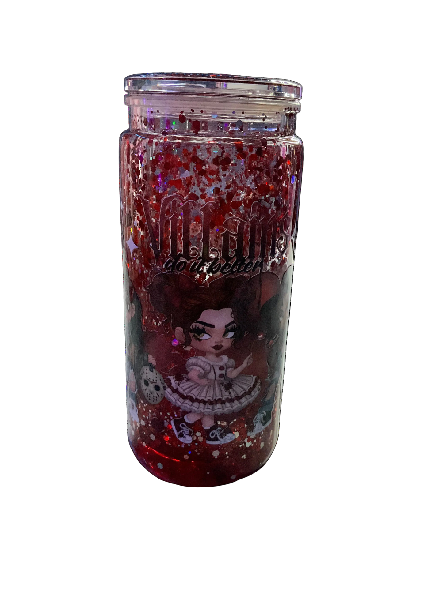 Villains Blood Lava Drip Snow Globe