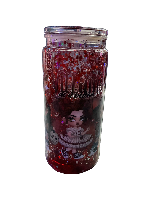 Villains Blood Lava Drip Snow Globe