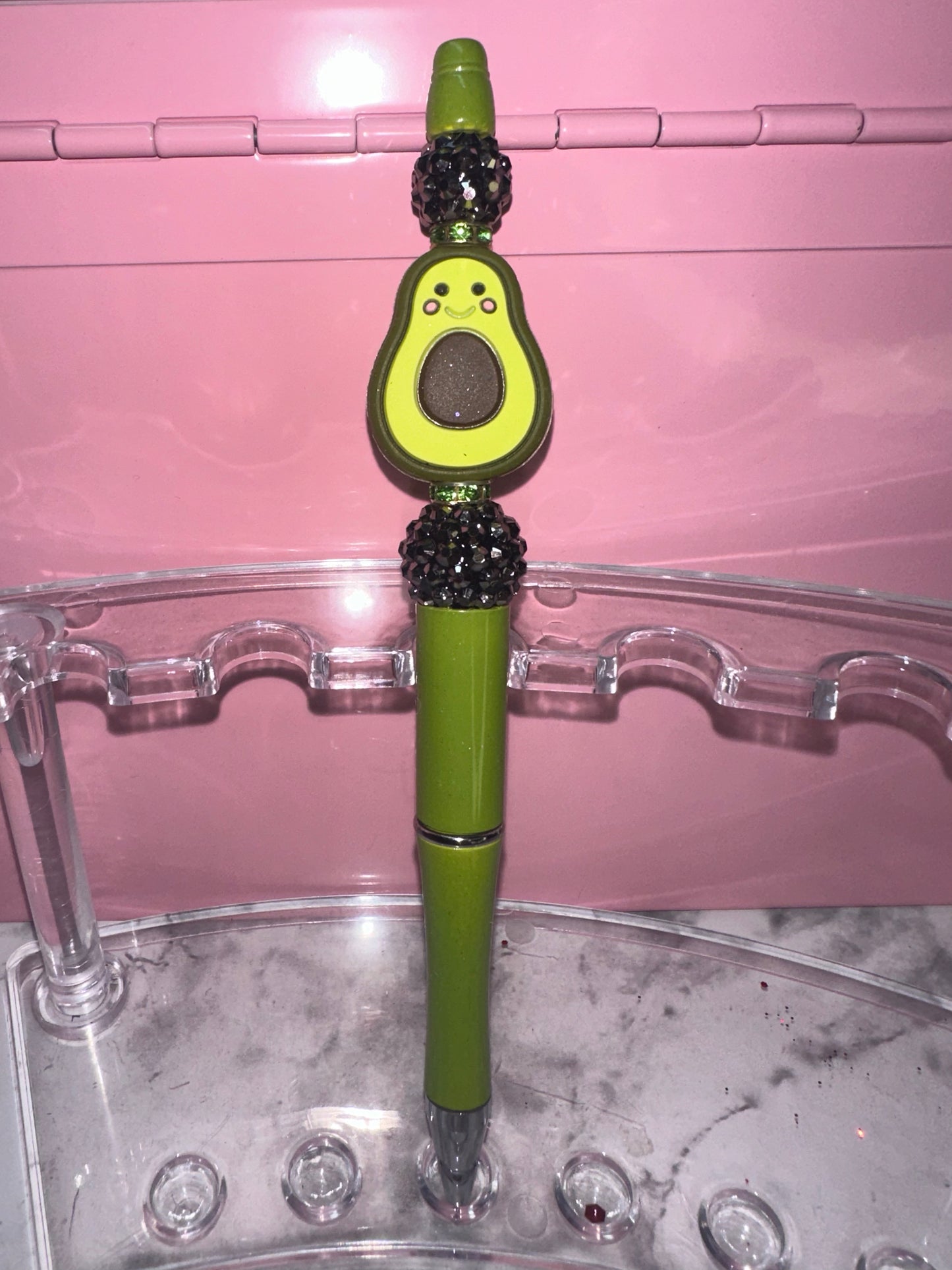 Avocado Beaded Pen