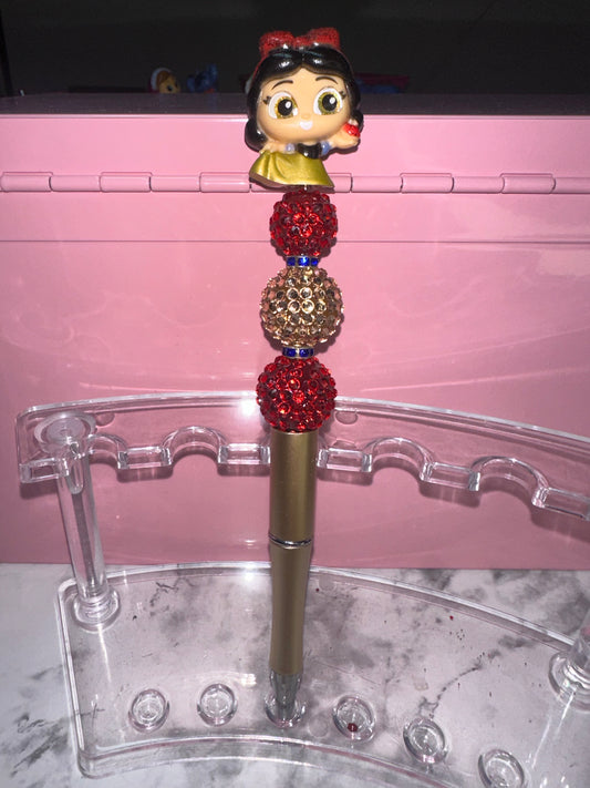 Gold Beaded Pen