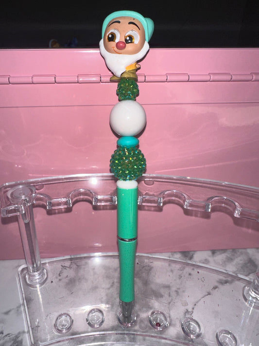 Green Beaded Pen
