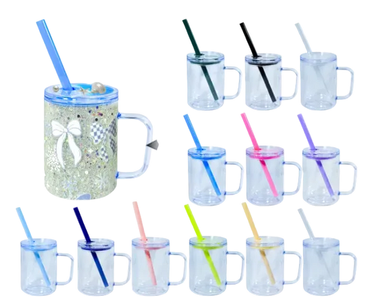 17oz Acrylic Mug Snow Globes
