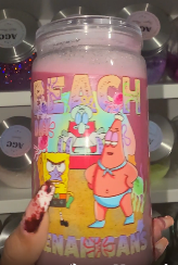 Pink Beach Tumbler