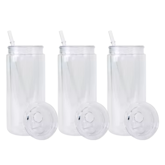 20oz Acrylic Snow Globe Blanks - 3pk