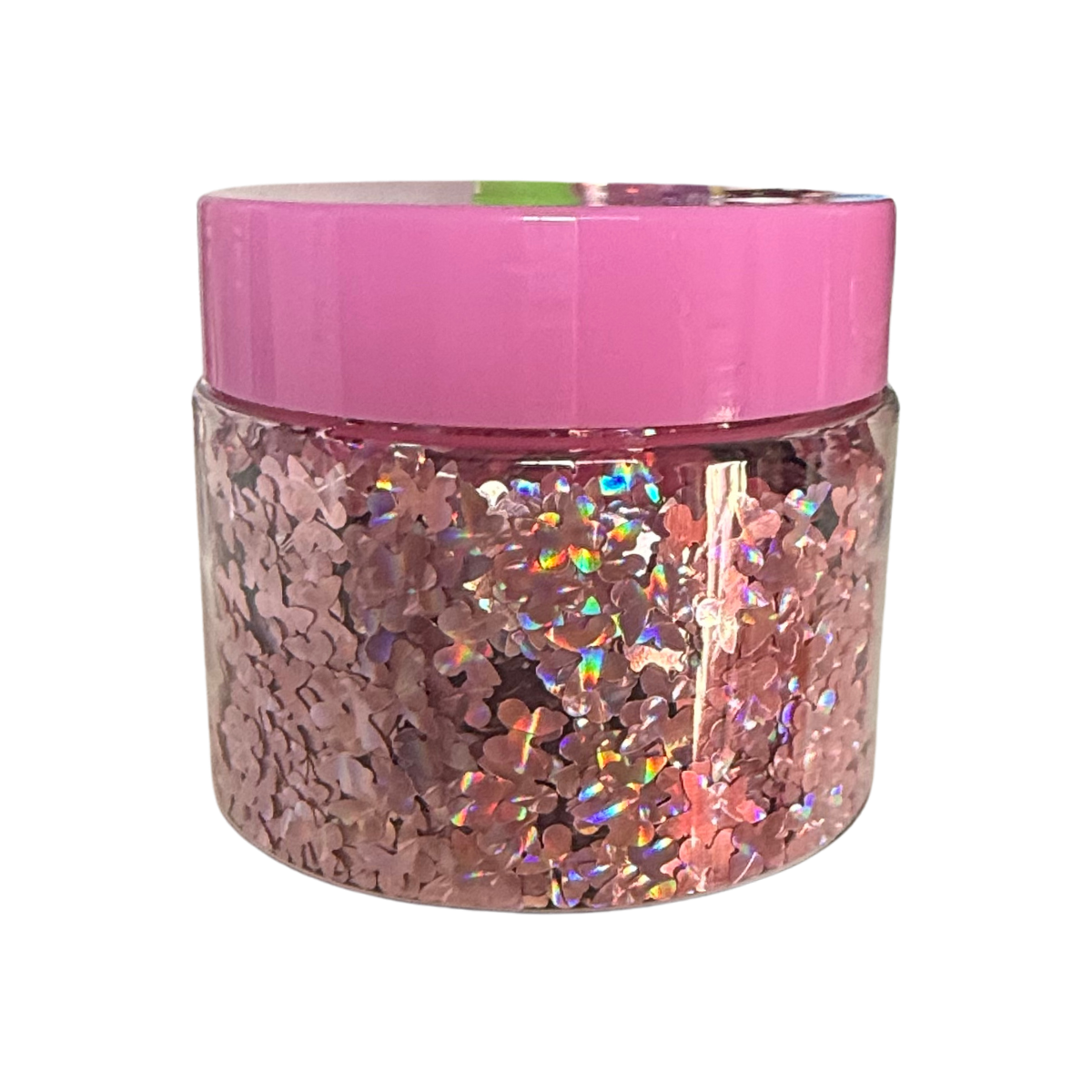 Pink Holographic Butterflies