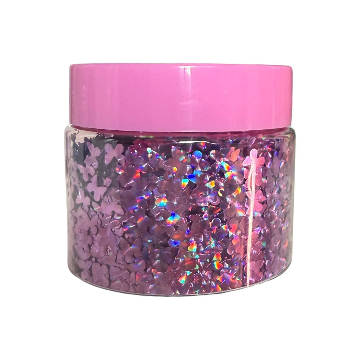 Purple Holographic Butterflies