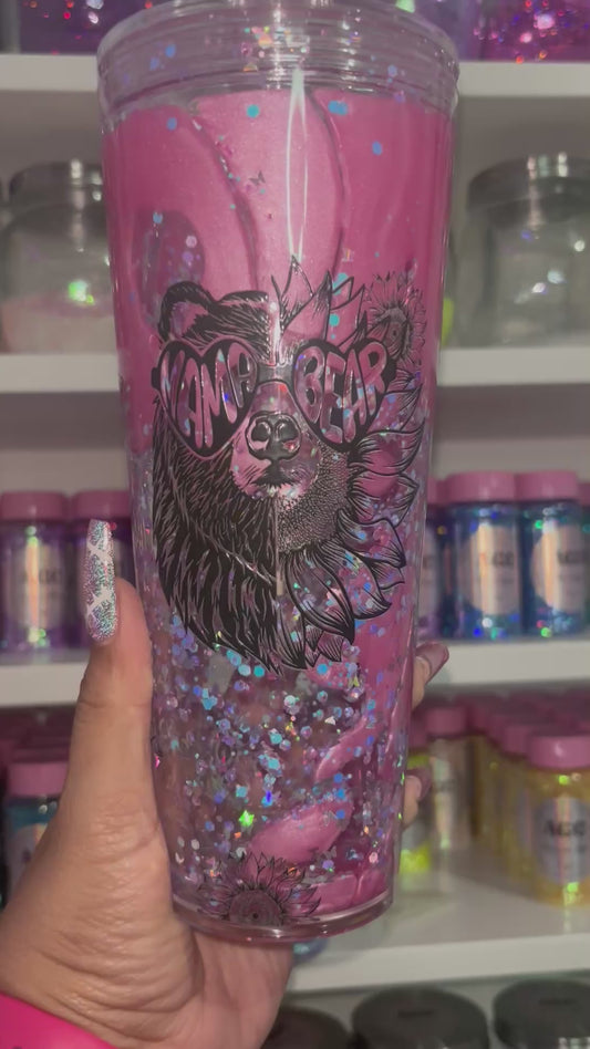 Mama Bear MICA Lava Drip Tumbler