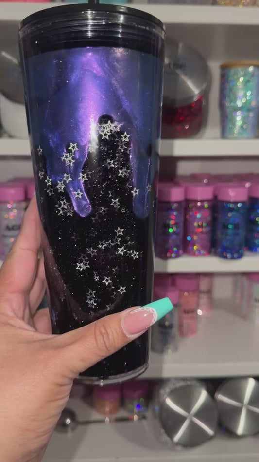 Galaxy Snow Globe Tumbler