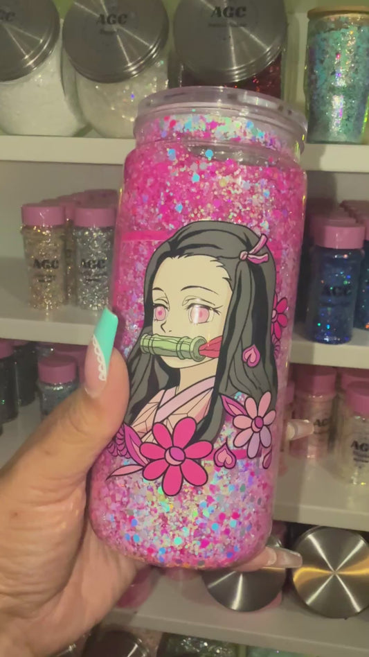 Nezuko Snow Globe Tumbler