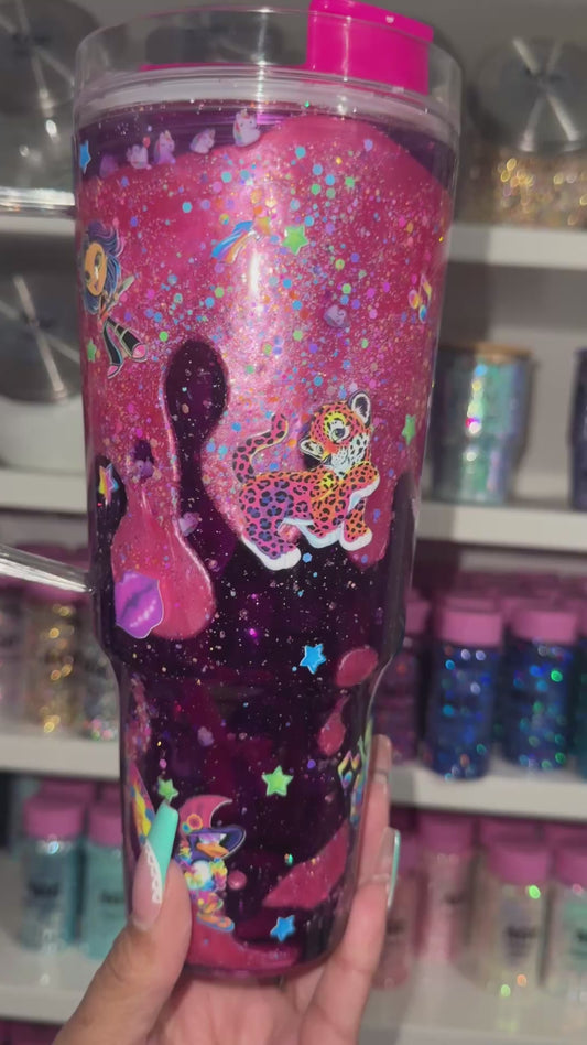 Lisa Frank Lava Drip Tumbler