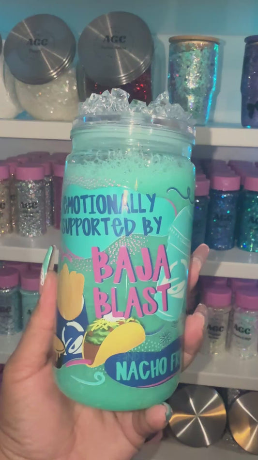 Baja Blast Snow Globe
